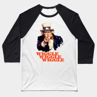 funny wiggle Baseball T-Shirt